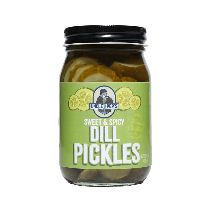 Uncle Pep's Sweet & Spicy Dill Pickles